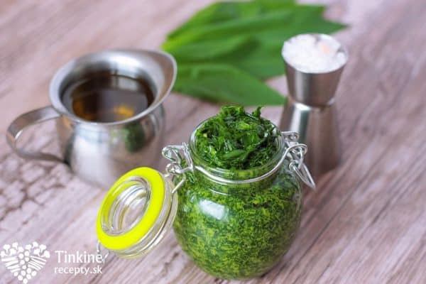 Recept na PESTO Z MEDVEDIEHO CESNAKU nájdete tu: <a title="Pesto z medvedieho cesnaku" href="https://www.tinkinerecepty.sk/pesto-medvedieho-cesnaku/">Pesto z medvedieho cesnaku</a>